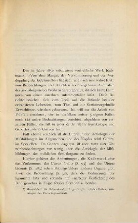 Zur Aetiologie der Missbildungen der weiblichen Geschlechtsorgane : Inaug.-Diss.