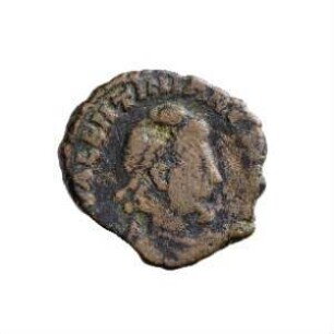 Münze, Aes 4, 425 - 455 n. Chr.