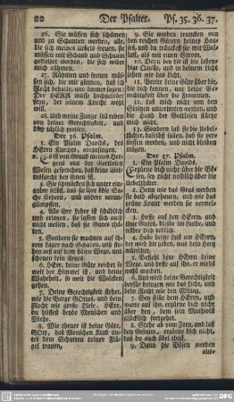 Der 37. Psalm