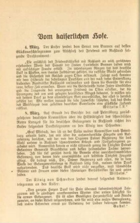 Vom kaiserlichen Hofe