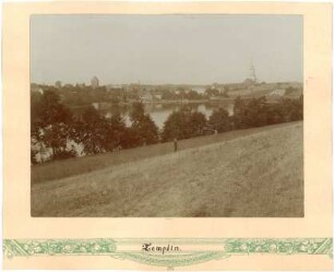 Templin: Stadtansicht von Nordosten über den Templiner Stadtsee