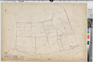 Walstedde (Drensteinfurt), Flurbereinigung Walstedde, Bl. 2 Zuteilungskarte Walstedde Flur 21