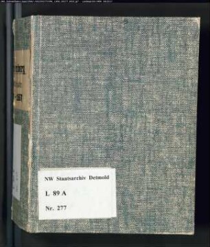 Gogerichtsregister Amt Schwalenberg