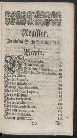 Register. In diesem Buche sind enthalten