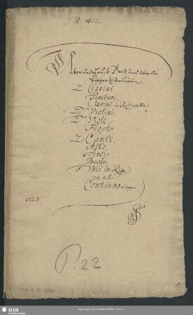 Stimmensatz [Schreiber: Jacobi, S.; u.a.]