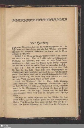 Der Hutberg