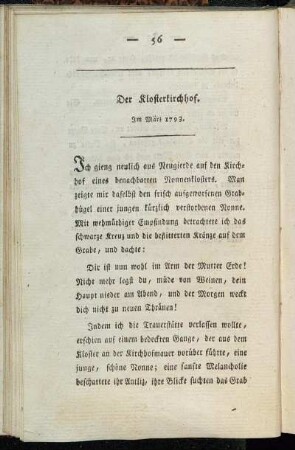 Der Klosterkirchhof