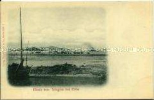 Hafen von Tsingtau bei Ebbe