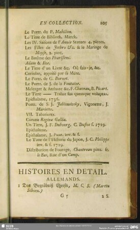 Histoires En Detail