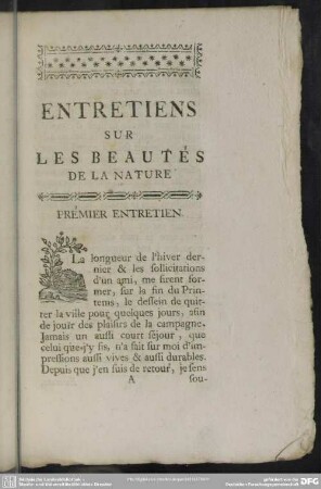 Prémier Entretien