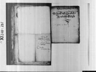 Bruderschaftsrolle (2 Exemplare) Nr. 148-267 zusammengebunden)