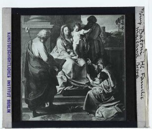 Batoni, Maria mit Kind mit den Hl. Elizabeth, Zaccharias, Joseph und dem kleinen Johannes (Mailand Brera 423)