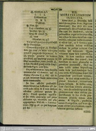 XLII. Mors Per Somnium Indicata