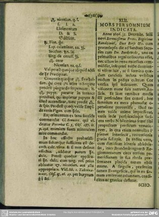 XLII. Mors Per Somnium Indicata