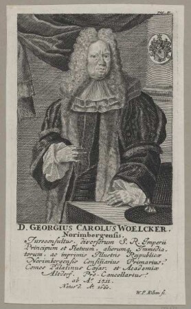 Bildnis des Georgius Carolus Woelcker