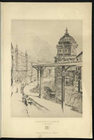 Schwebebahn Berlin / Strassenbild