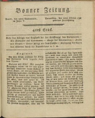 Bönnisches Intelligenzblatt. 1796-1796