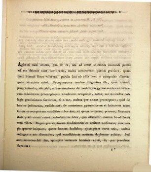 Quaenam est tum in nostris gymnasiis, tum in latinis scholis praeceptorum conditio?