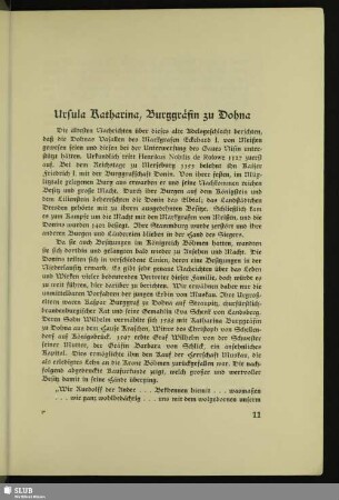 Ursula Katharina, Burggräfin zu Dohna