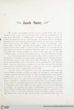 Jacob Suter