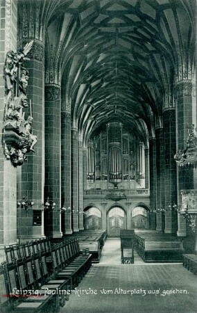 Leipzig: Paulinerkirche vom Altarplatz aus gesehen