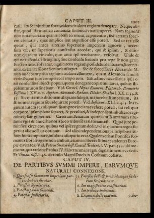 Caput IV. De Partibus Summi Imperii, Earumque Naturali Connexione.