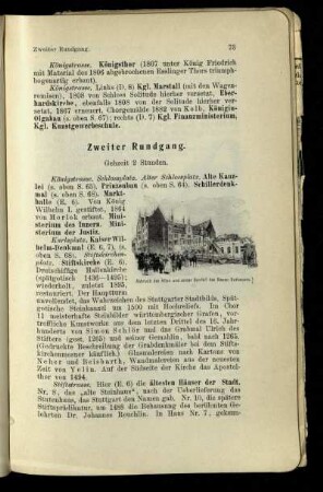 Zweiter Rundgang.