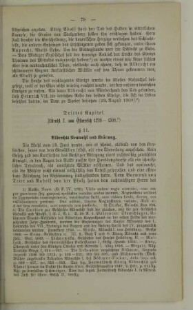 Drittes Kapitel. Albrecht I. von Österreich 1298-1308