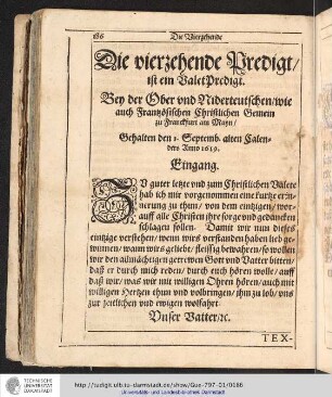 Die vierzehende Predigt