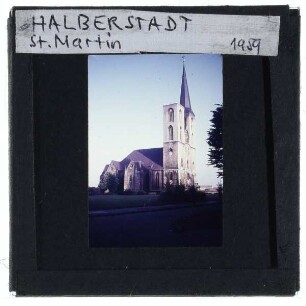 Halberstadt, Martinikirche : Nordwestansicht