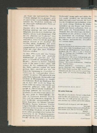 Gedicht: Die große Änderung.