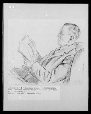 Porträt Hermann Hesse