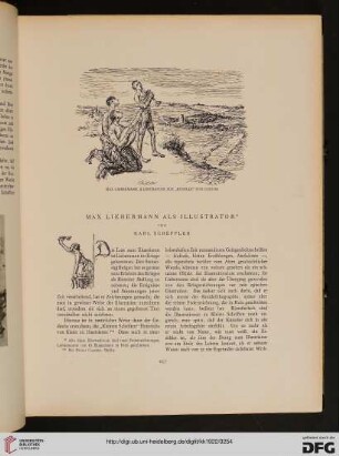 Max Liebermann als Illustrator