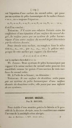 Division Abrégée.