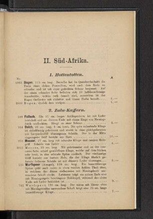 II. Süd-Afrika.