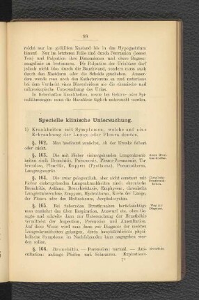 Specielle klinische Untersuchung.