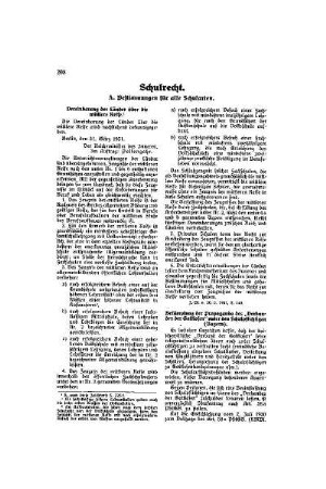 Schulrecht
