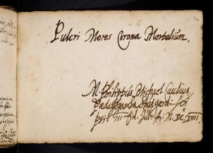 Kaul, Philipp Michael. [Stuttgart] 13.7.1614.