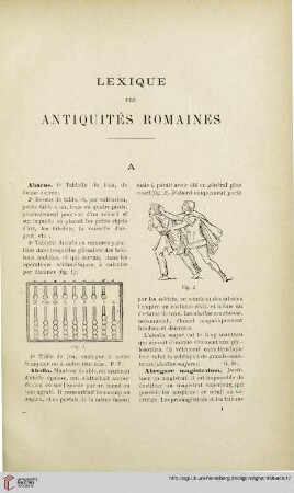 Lexique des antiquités romaines