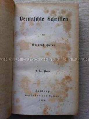 Teilsammlung der Werke von Heinrich Heine, Bd. 2