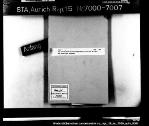 Die Ausscheidung des Schloßgebäudes in Aurich aus der Zahl der königlichen Schlösser
