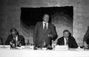 Basel: Hotel International; Gruppen mit DB Präsident Dipl.-Ing. Heinz Bubel
