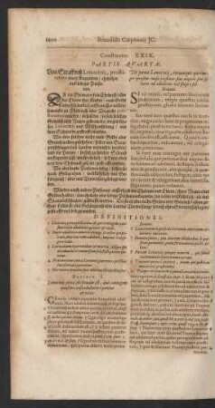 Constitutio XXIX.