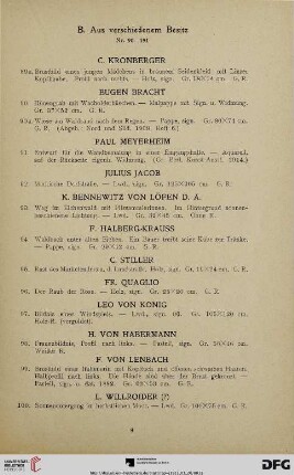 B. Aus verschiedenem Besitz (Nr. 90-191)
