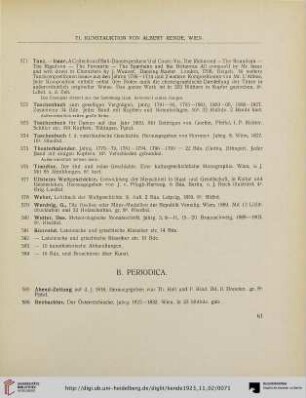 B. Periodica (Nr. 585-619)