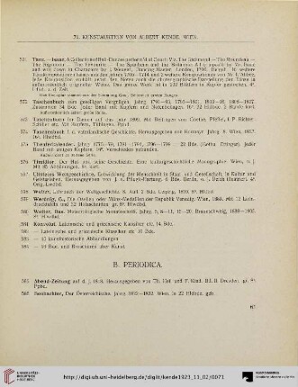 B. Periodica (Nr. 585-619)