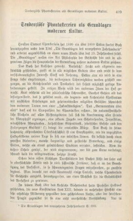 409-424 Tendenziöse Phantastereien als Grundlagen moderner Kultur