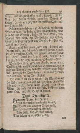 Das Benedicite