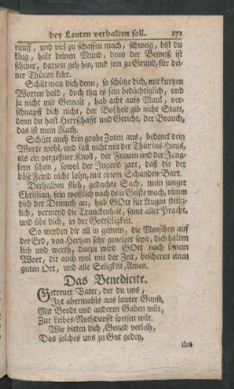 Das Benedicite