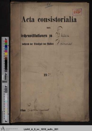 Paese: Visitationsakten